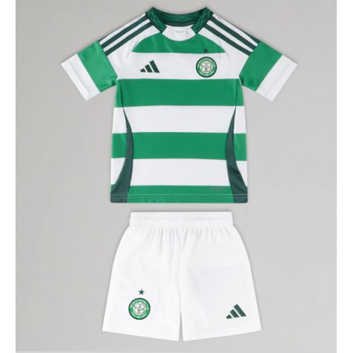 Dětský fotbalový dres Celtic 2024-25 Domácí Krátký Rukáv (+ trenýrky)